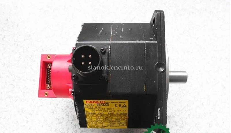 Сервомотор FANUC модель β3/3000 A06B-0033-Bxxx