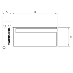 Параллельный хвостовик для токарных щупов, 1 дюйм RENISHAW